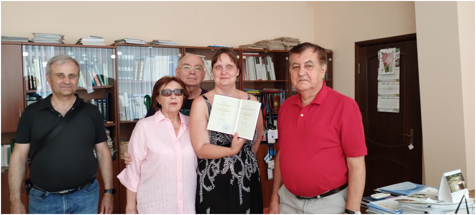 Випускниця докторантури Олена Тігунова